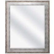 Wholesale - 22"x28" GREYWASH WALL MIRROR C/P 1, UPC: 044021476949